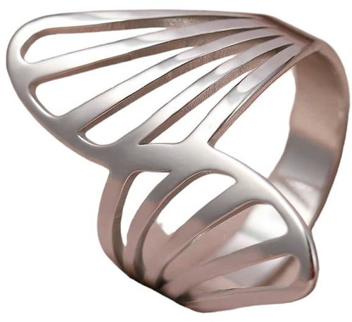 STYLE4 Ring Olivia, silver steel, 62 - Ring - Main image