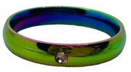 STYLE4 Ring Mieres Plus, rainbow steel, 65-66 - Ring