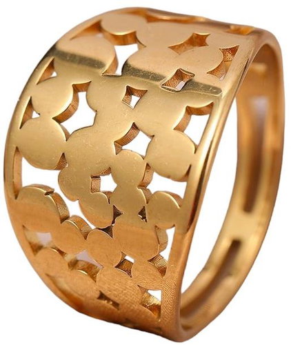 STYLE4 Ring Andreana, golden steel, 53 - Ring - Main image