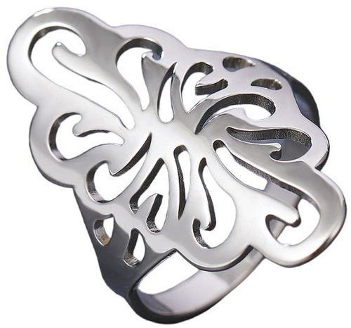 STYLE4 Ring Adel, silver steel, 57 - Ring - Main image