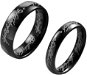 STYLE4 Prsten pro páry (1 kus) - Pán prstenů, černá ocel - Ring