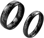 STYLE4 Prsten pro páry (1 kus) - Pán prstenů, černá ocel - Prsten