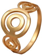 STYLE4 Prsten Raquel, zlatá ocel, 50 - Ring