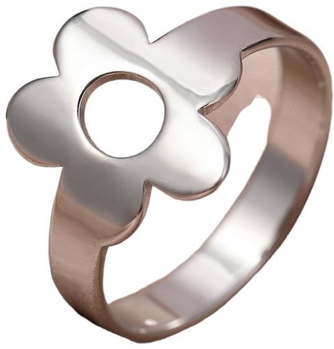 STYLE4 Prsten Květina, stříbrná ocel - Ring - Main image