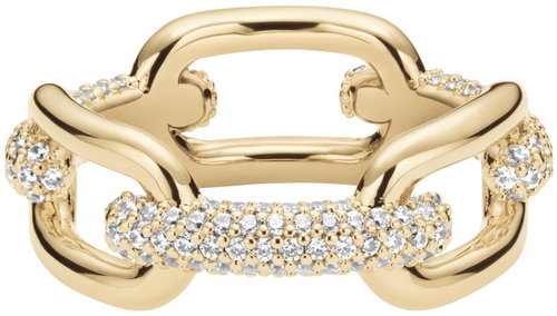 Daniel Wellington Ring Steel Crystal Link DW00400596 size 50 - Ring - Main image