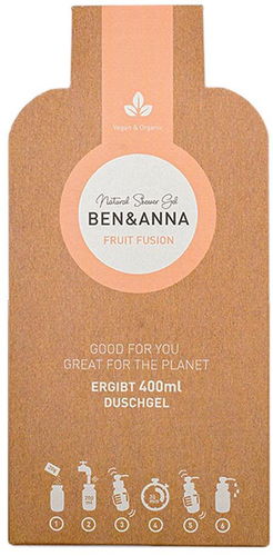 Ben & Anna Sprchový gel v prášku 2× 20 g - Fruit Fusion - Sprchový gel - Hlavní obrázek