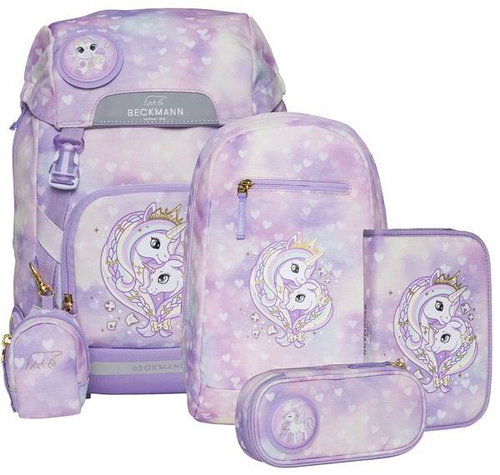 BECKMANN Classic Unicorn Princess Purple - School Set - Main image