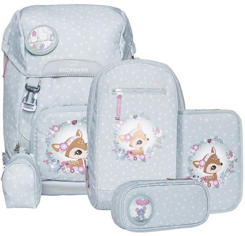 BECKMANN Classic Forest Deer Dusty Mint - School Set - Main image