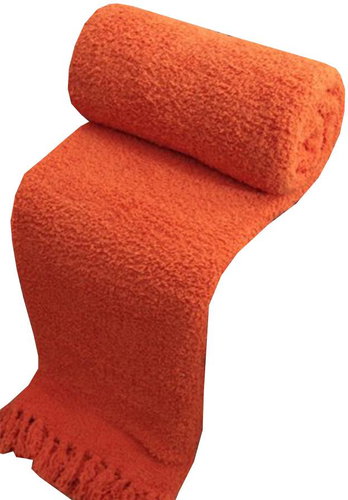 Eurofirany Blanket/blanket Szetlend 220 cm × 240 cm - Orange - Blanket - Main image