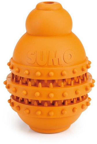 Beeztees Sumo Play Dental M orange 9 × 9 × 12 cm - Dog Toy - Main image