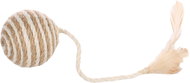 Flamingo Frits Míček s jutou 6 cm - Hračka pro kočky