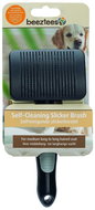 Beeztees Self-cleaning brush for dogs small 18 × 8,5 × 6,5 cm, black/grey - Dog Brush