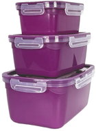 Belli E Forti Set of food jars Frigoclick Panama 3 pcs, rectangular - Food Container Set