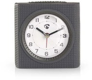 Nedis Table Alarm Clock CLDK004GY, square grey - Alarm Clock