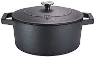 BerlingerHaus Marble Coating Casserole with Lid - Strong Mould Seria, 24cm - Roasting Pan