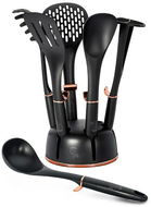 Kuchyňské náčiní BerlingerHaus Kuchyňské náčiní ve stojanu Black Rose Collection sada 7ks - Kuchyňské náčiní