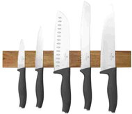 BerlingerHaus Antracite Collection Set of knives with magnetic holder made of acacia wood 6 pcs - Knife Set