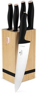 BerlingerHaus Black Rose Collection Knife set with stand BAMBOO 6 pcs - Knife Set