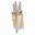 Sahara Collection Knife set with round stand BAMBOO 6 pcs