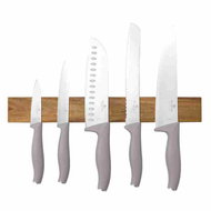 BerlingerHaus Taupe Collection Set of knives with magnetic holder made of acacia wood 6 pcs - Knife Set