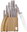 Taupe Collection Knife set with stand BAMBOO 10 pcs