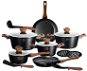 BerlingerHaus Ebony Line Rosewood Cookware Set,15pcs - Cookware Set