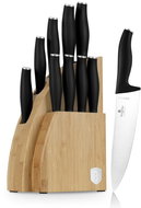 BerlingerHaus Matte Black Collection Knife set with stand BAMBOO 10 pcs - Knife Set