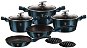 BerlingerHaus Aquamarine Metallic Line Cookware Set, 10pcs - Cookware Set