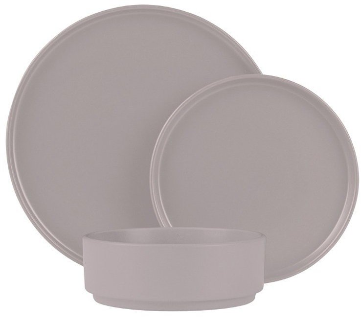 BerlingerHaus Taupe Collection 18 tányérból álló szett