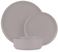 BerlingerHaus Taupe Collection Dining set of 18 plates - Dish Set