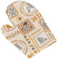 BELLATEX Handkerchief EMA 28 × 18 cm 66/552, Easter hens - Oven Mitt