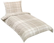 BELLATEX Linen cotton 90/311 tile beige 140 × 200, 70 × 90 - Bed Linen