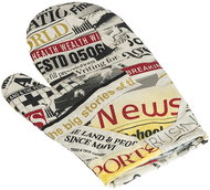 Bellatex Handkerchief Adéla 28 × 18 cm 66/228 coloured newspaper - Oven Mitt