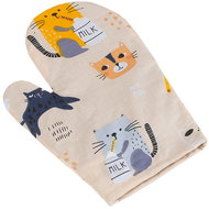 Bellatex Handkerchief Adéla 28 × 18 cm 66/291 cats - Oven Mitt