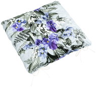 BELLATEX Seat Gita 41/713 quilted 40 × 40 cm pansies - Chair Cushion