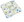 Cushion Adela 41/177 quilted 40 × 40 cm flower