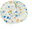 Seat Adéla 62/177 round quilted d.40 cm flower
