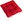 41/014 quilted 40 × 40 cm red Uni