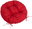 62/014 round quilted d.40 cm red uni