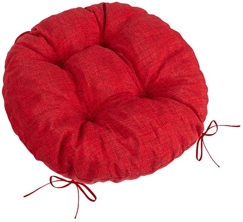 BELLATEX Seat LADA 62/014 round quilted d.40 cm red uni - Chair Cushion - Main image
