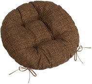 BELLATEX Seat LADA 62/018 round quilted d.40 cm brown uni - Chair Cushion