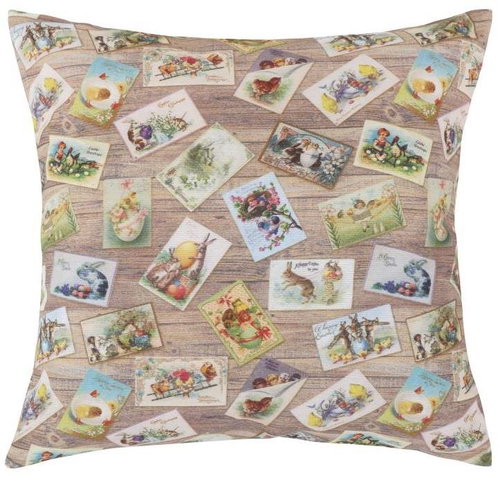 BELLATEX EMA cushion 45 × 45cm 55/550 - Easter card - Pillow - Main image