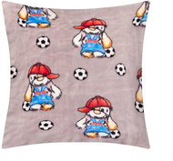 BELLATEX Ellik cushion 35 × 40 7023/168, dog with ball - Pillow