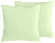 BELLATEX Povlak na polštář 4h:SET 2 ks Povláček bavlna 91/252 40 × 40 cm sv. zelená - Pillowcase