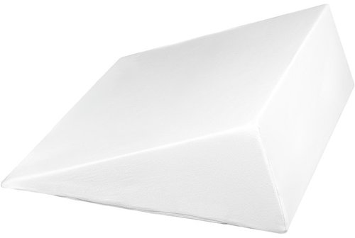 BELLATEX Pillow Cover – Wedge-shaped headrest 80 × 50 × 20 cm 301 Uni white, elastane - Pillowcase - Main image