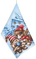 Bellatex 314 Towel 1 piece, 50 × 60 cm, snowman - Kitchen Towel