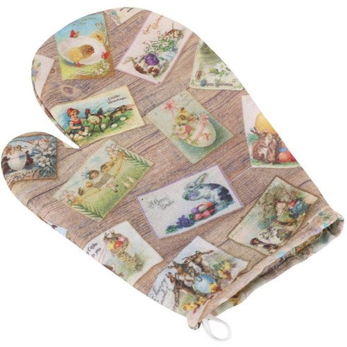 BELLATEX Handkerchief EMA 28 × 18cm Easter postcard, 66/550 - Oven Mitt - Main image