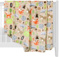 BELLATEX Ella 2513/133 100 × 150 cm, forest animals - Blanket