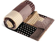 BELLATEX Camping Plus 7700/015 150 × 200 cm, brown cube - Blanket