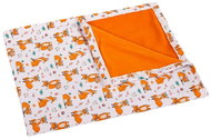 Bellatex Bára baby blanket 528/423, orange, fox motif - Blanket